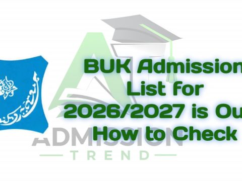 BUK Admission List