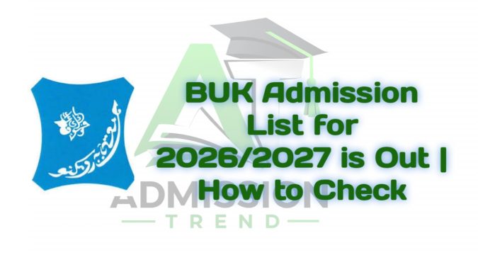 BUK Admission List