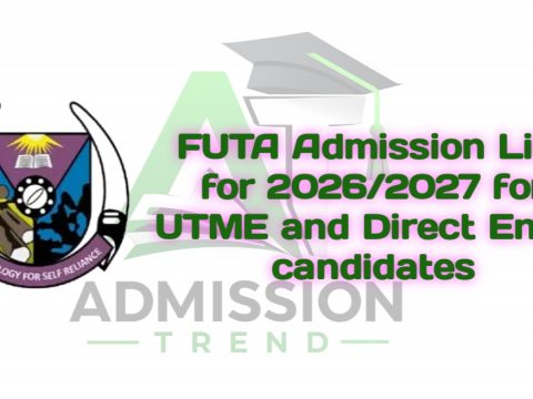 FUTA Admission List