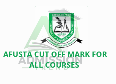 AFUSTA Cut off Mark for all courses
