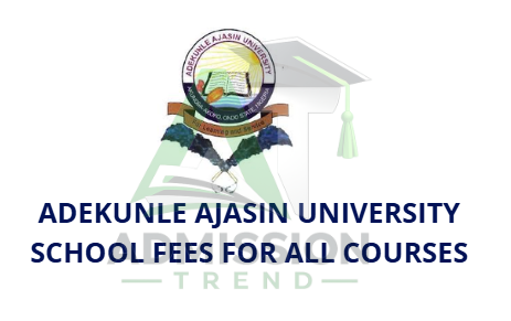 Adekunle Ajasin University School Fees for All Courses