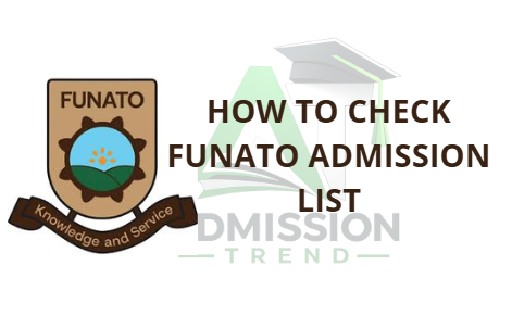 Federal University of Agriculture and Technology Okeho (FUNATO) Admission List