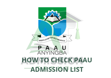 How to Check PAAU Admission list