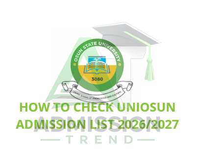 How to Check UNIOSUN Admission List
