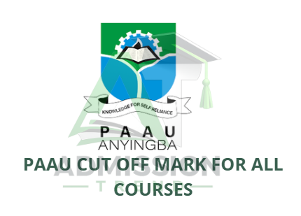 PAAU cut off Mark for All Courses