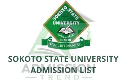 Sokoto State University Admission list