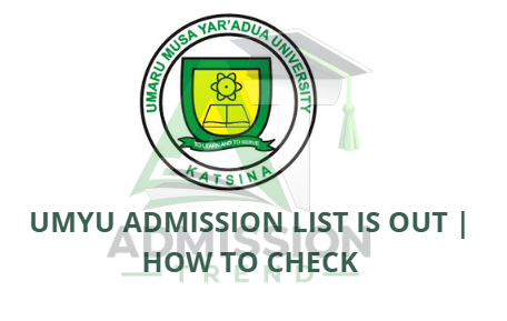 UMYU Admission List is Out How to Check