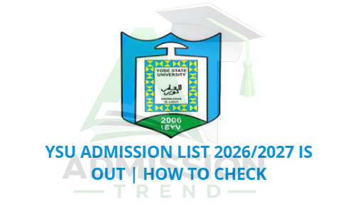 YSU Admission list