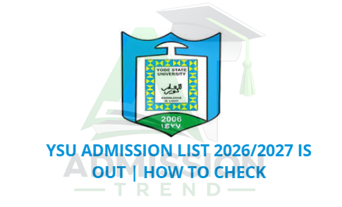 YSU Admission list