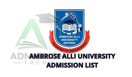 Ambrose Alli University Admission List