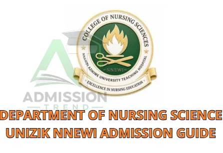 Department of Nursing Science UNIZIK Nnewi Admission