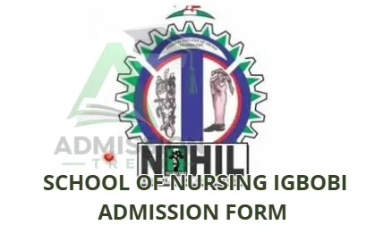 School of Nursing Igbobi Admission Form