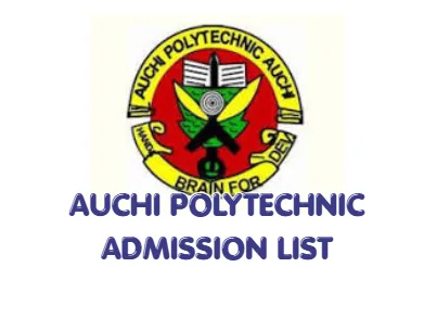 Auchi Polytechnic Admission list